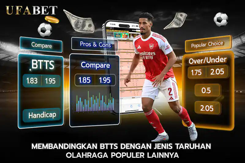 Membandingkan BTTS dengan Jenis Taruhan olahraga Populer Lainnya