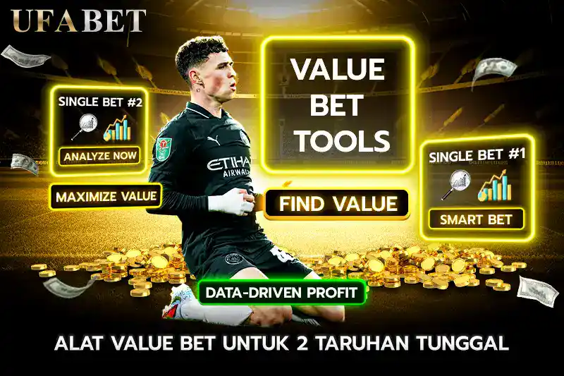 Alat Value Bet untuk 2 taruhan tunggal